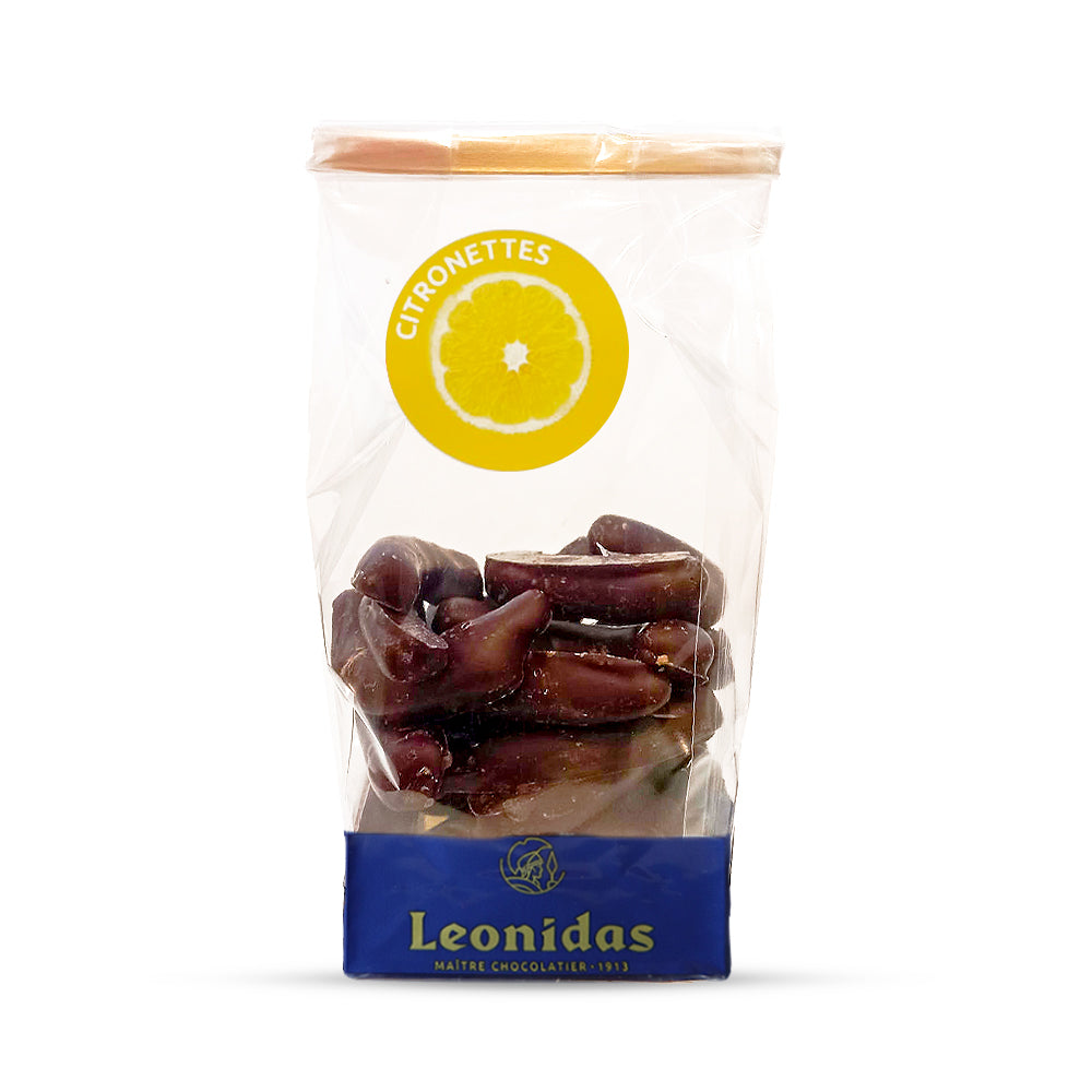 Leonettes 200g Leonidas – casca de limão cristalizada em chocolate belga