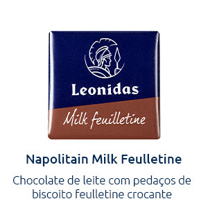 Napolitain milk feulletine