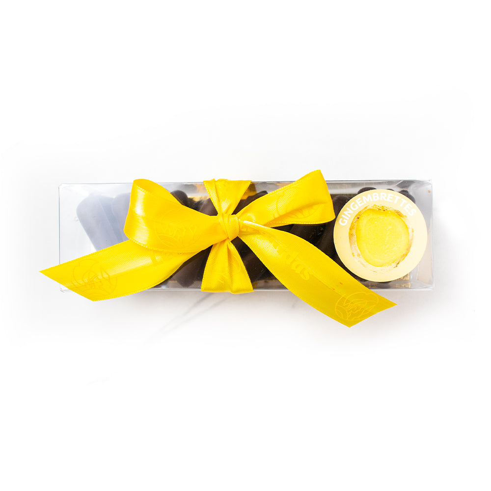 Leonettes Leonidas – casca de gengibre cristalizada coberta com chocolate belga