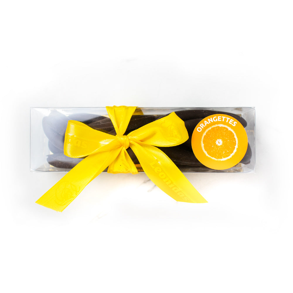 Leonettes Leonidas – casca de laranja cristalizada coberta com chocolate belga