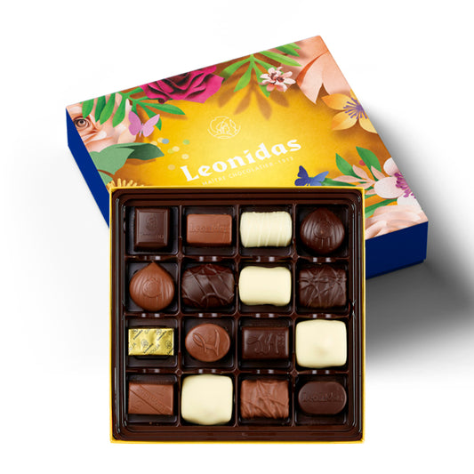 Zanzibar Primavera Leonidas – Caixa com 16 Bombons de Chocolate Belga