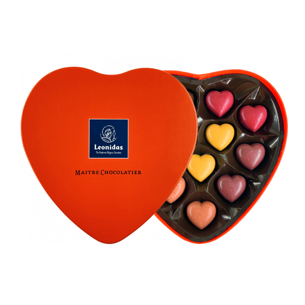 Tin heart with 12 hearts