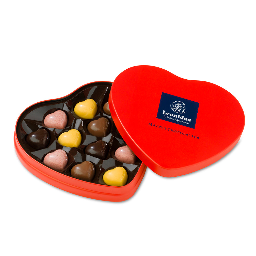 Tin heart with 12 hearts