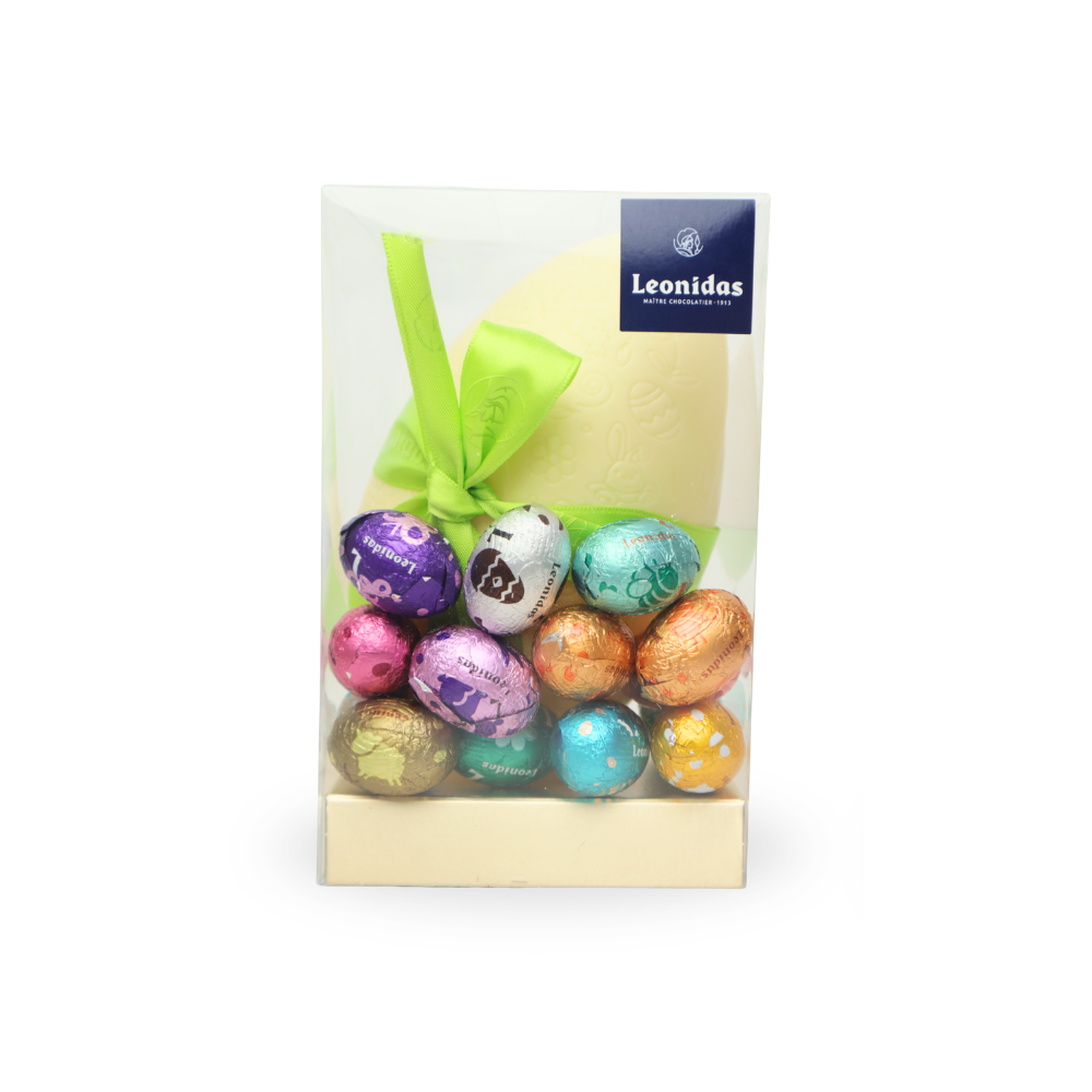 Box Luxo M Ovo de Chocolate Branco