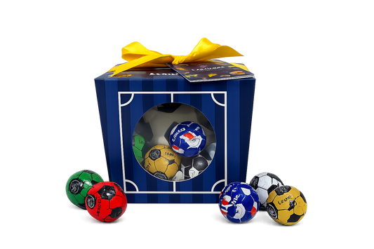 Box com 20 bolas sortidas  + 1 bola brinquedo