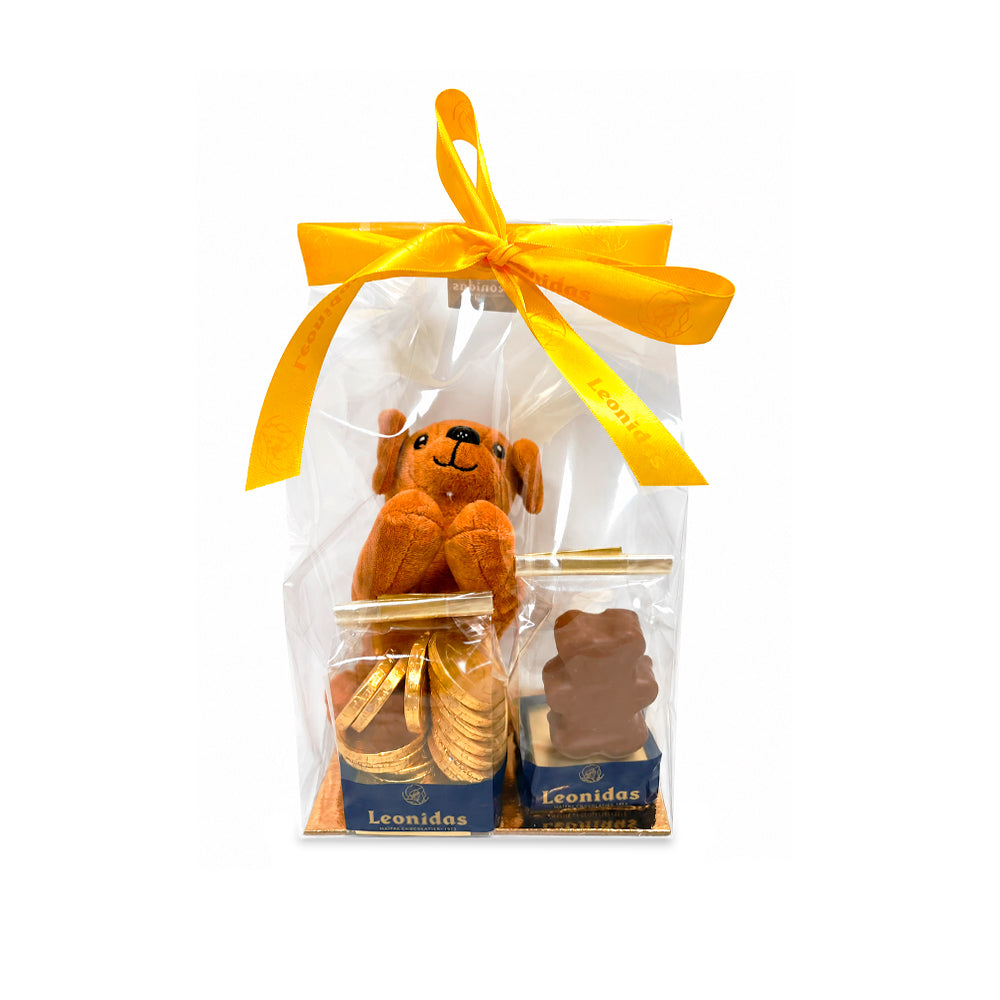 Kit com Peluche, Moedas e Marshmallow