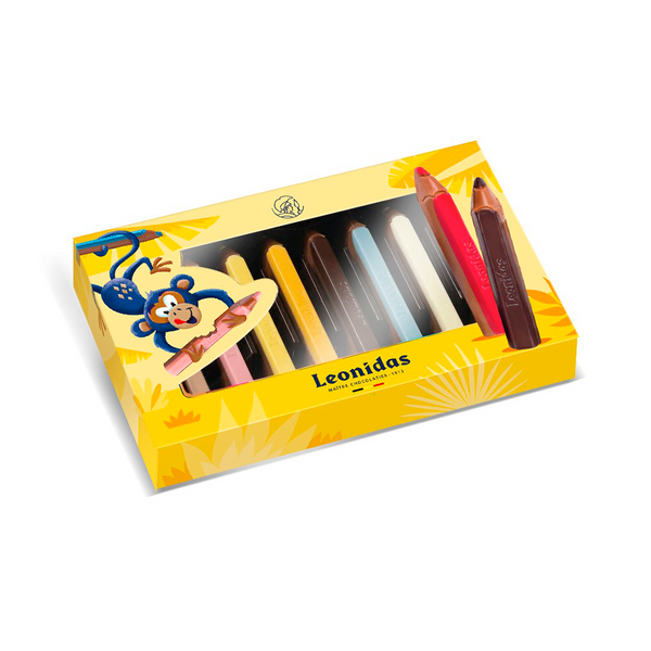 Caja de lápices de chocolate belga