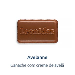 bombom avelanne de chocolate de leite com creme de avelã