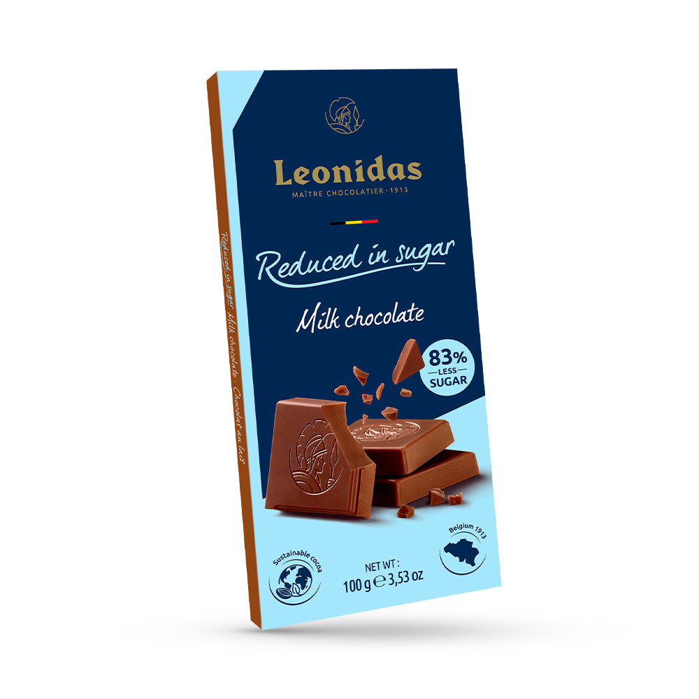 Chocolate de Leite com teor reduzido de açúcar