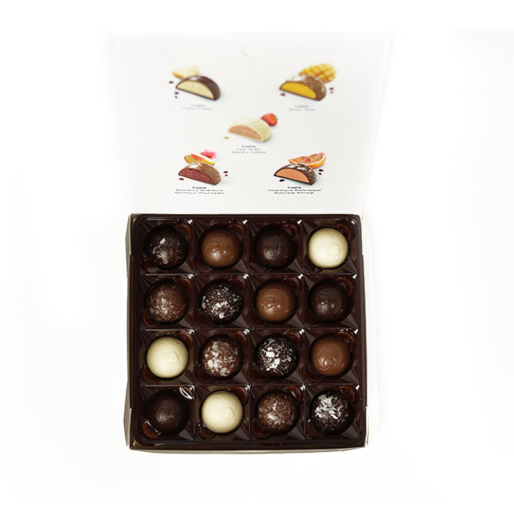 16 Frozettes - Bombons Gelados de Fruta e Chocolate
