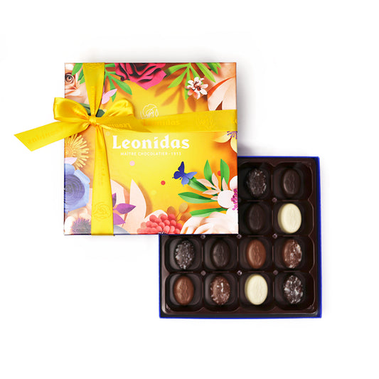 Zanzibar Primavera Leonidas – Caixa com 16 Irrésistibles de Chocolate Belga