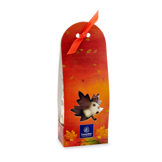 Sleeve de Outono Leonidas com sortido de bombons de chocolate belga