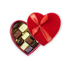 Heart S jewelery box with 220g of assorted chocolates